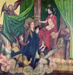 The Coronation of the Virgin, from the Altarpiece of the Dominicans